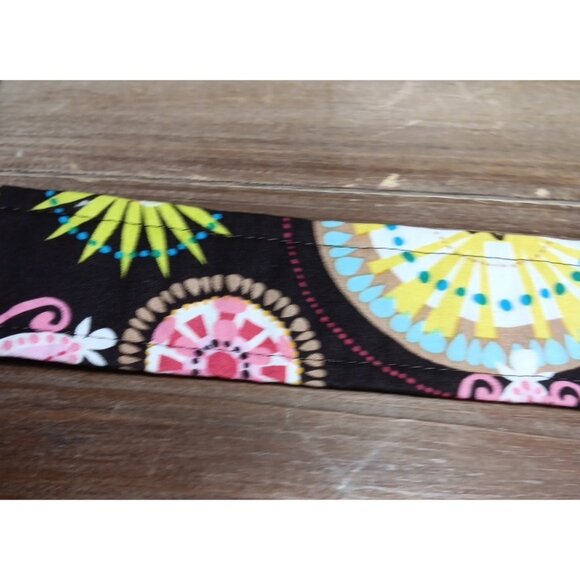 Groovy Art to Wear Flower Power D Buckle Cinch Belt 2" Wide x 36" Waist Summer - Picture 7 of 7
